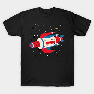 Space Age Ship Model 01 T-Shirt